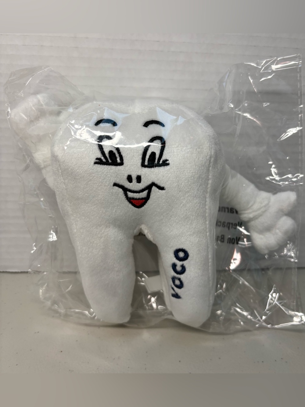 VOCO MOLARIUS Tooth Plush 5” Dental Pharma Promotional Item NEW SEALED NIP